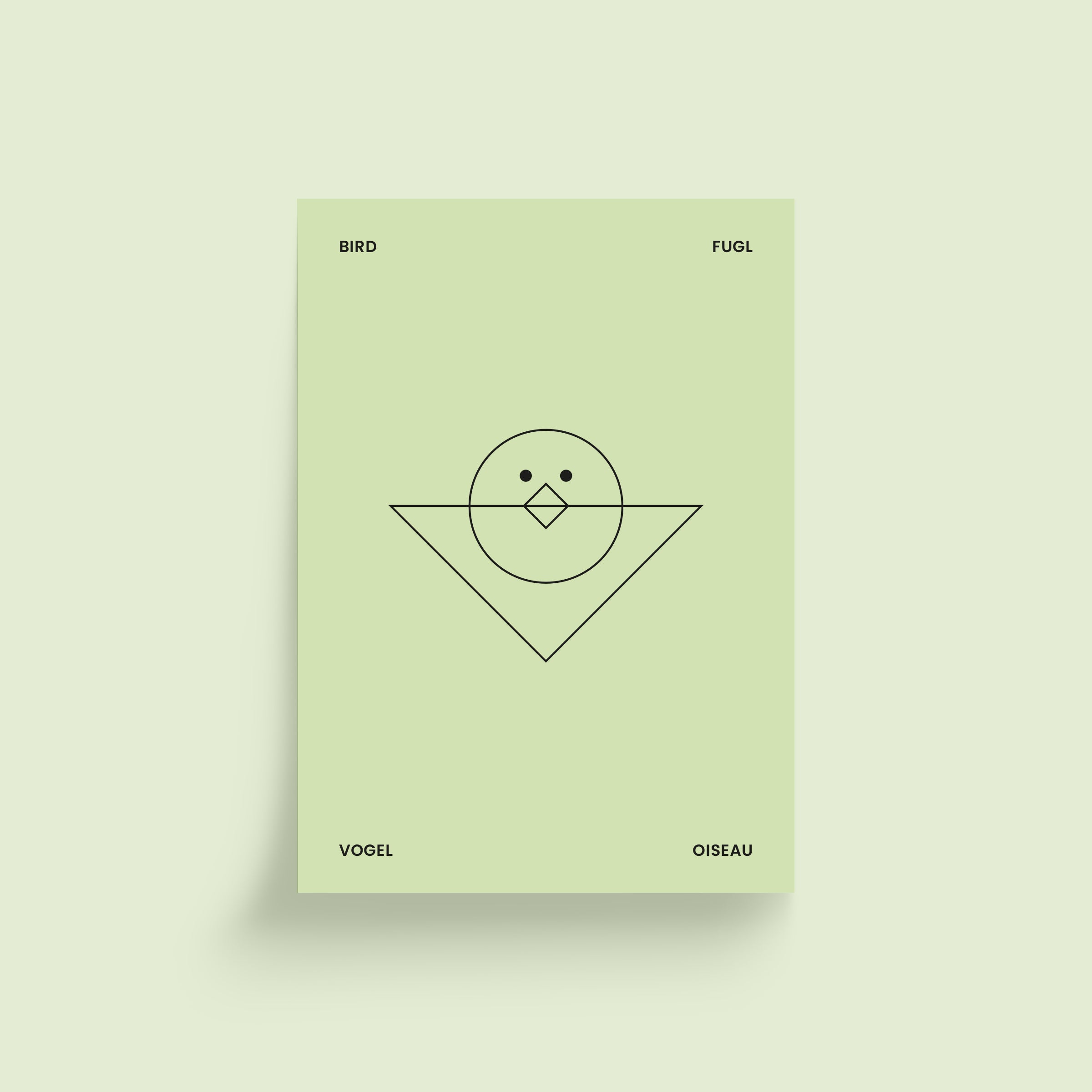 BIRD FUGL VOGEL OISEAU plakat